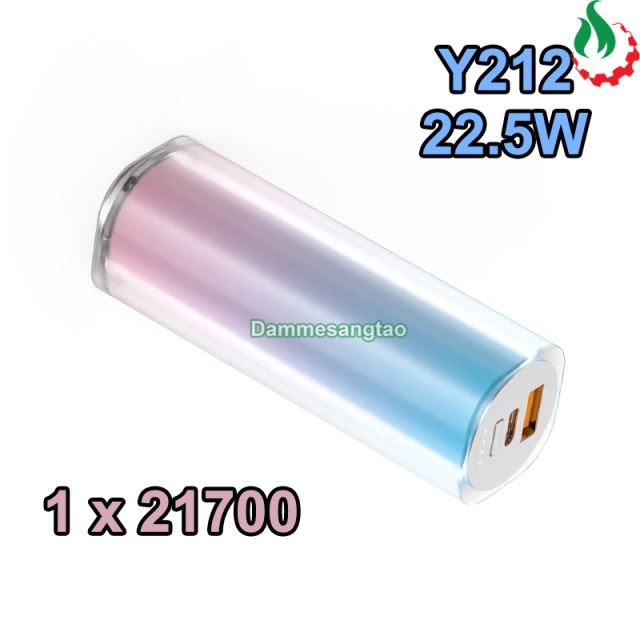Box sạc dự phòng 1 cell 21700 (Y212) sạc nhanh 22.5W
