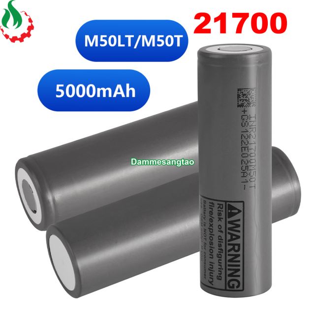 Cell pin 21700 LG INR21700M50LT Li-ion 3.7V 5000mah - Xả 15A