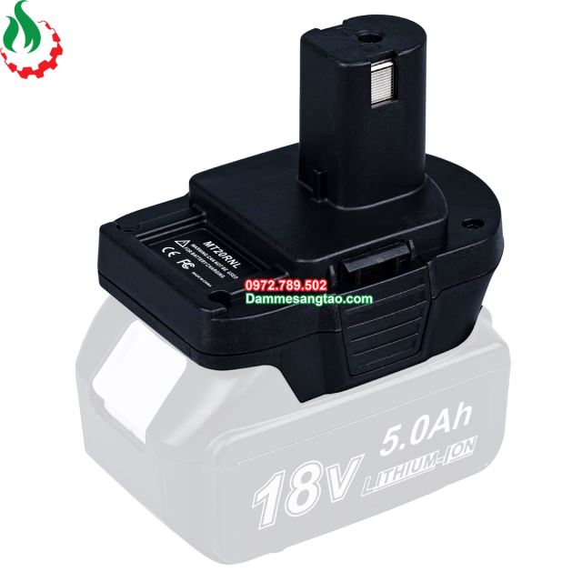 Đế chuyển pin Makita 18V sang máy Ryobi 18V
