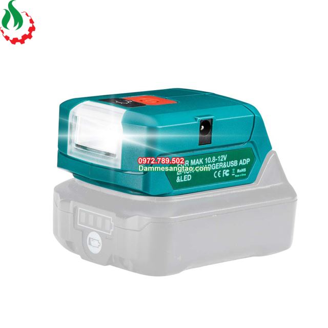 Đế sạc pin makita 12V max có cổng sạc điện thoại
