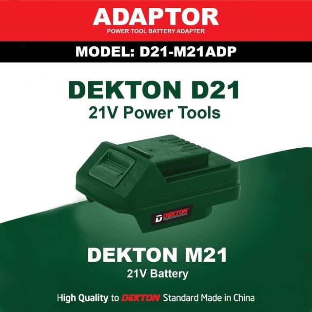 Đến chuyển pin Makita M21 sang máy Dekton D21 (D21-M21ADP)