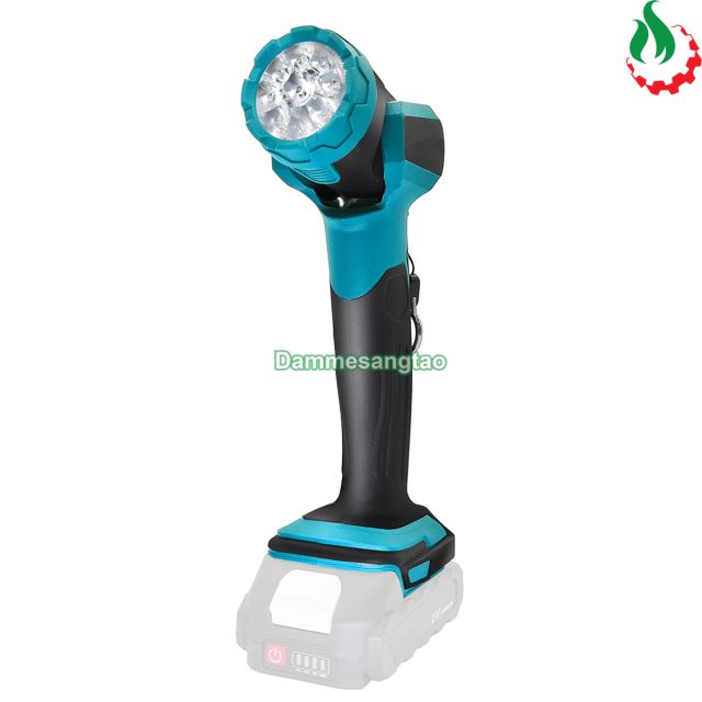 Đèn làm việc pin 18V chân pin Makita (Đầu đèn quay 180 độ)