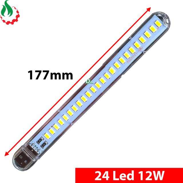 Đèn led 24 bóng siêu sáng cổng Usb