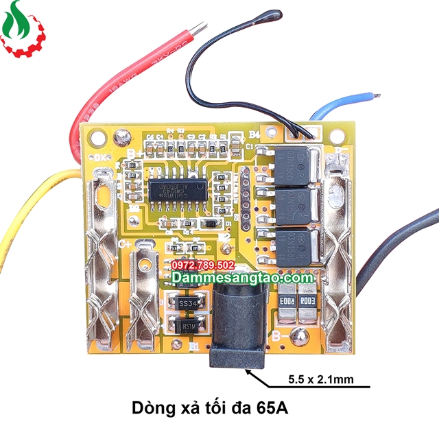 Mạch pin Makita 4S 14V 65A sạc adapter bảo vệ pin Li-ion 3.7V