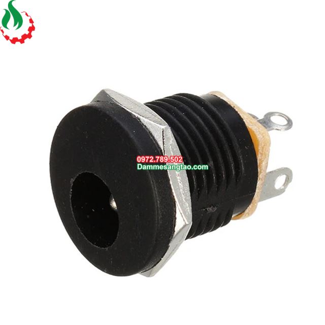 Jack DC 022 chuẩn 5.5 x 2.1mm (Có cao su chống nước)