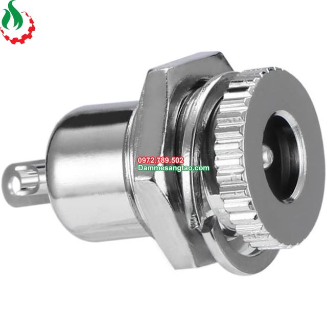 Jack DC 099 kim loại chuẩn 5.5 x 2.1mm (Có cao su chống nước)