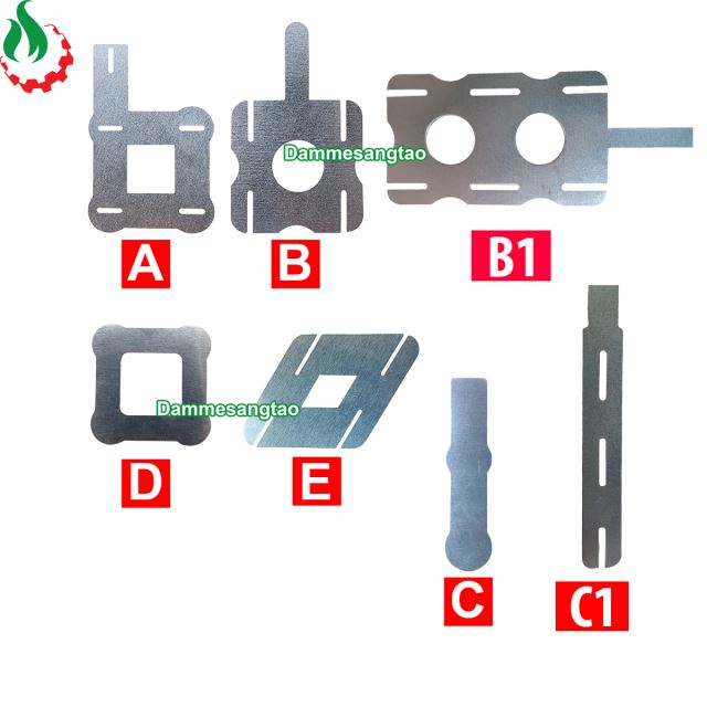 Kẽm hàn cell pin 18650 loại miếng tùy chọn