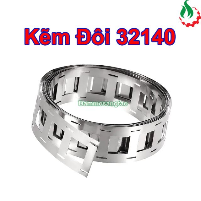 Kẽm đôi hàn cell pin 32140 33140 32700 mạ Niken (Tính mét)