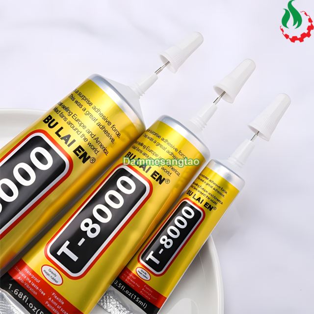 Keo dán T8000 trong suốt dán màn hình điện thoại, ốp lưng, điện tử
