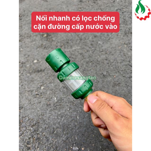 Khớp nối nhanh có lọc chống cặn cho máy rửa xe Dekton