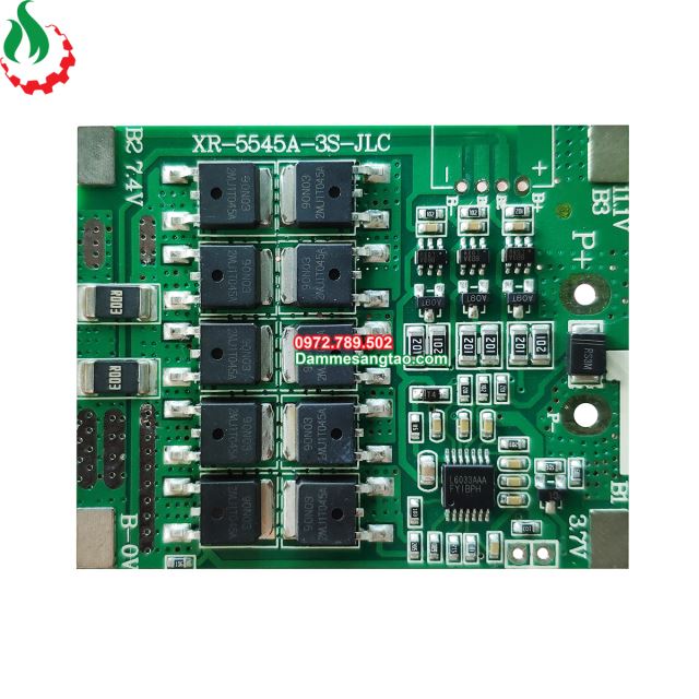 Mạch 3S 12V 30A XR bảo vệ pin Li-ion 3.7V