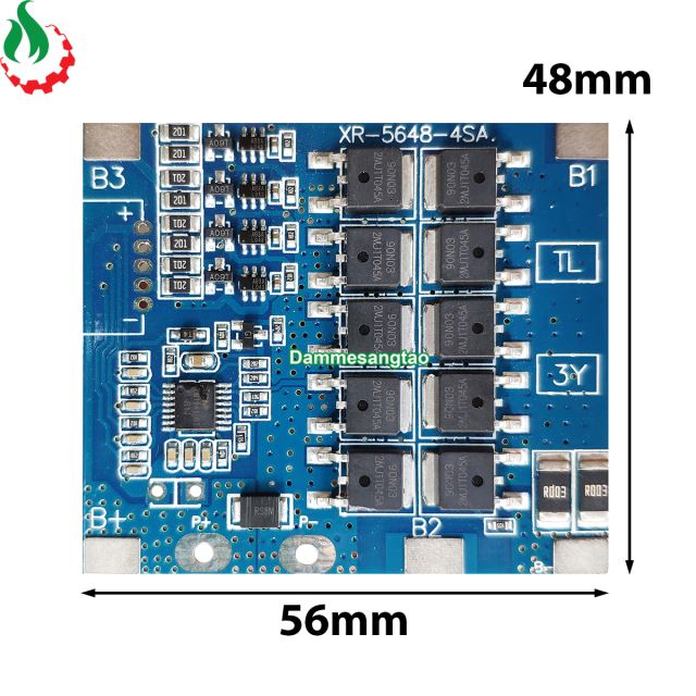 Mạch 4S 30A 14V XR bảo vệ pin sắt Li-Fe 3.2V (Đề xe máy)