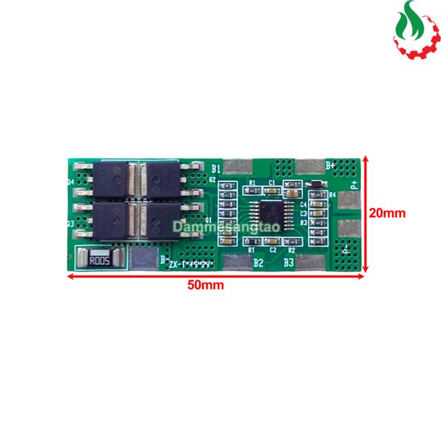 Mạch 4S 14V 10A bảo vệ pin Li-ion 3.7V
