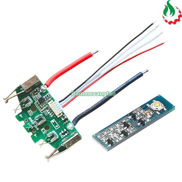 Mạch pin Bosch 5S 18V Li-ion 3.7V nhận sạc zin