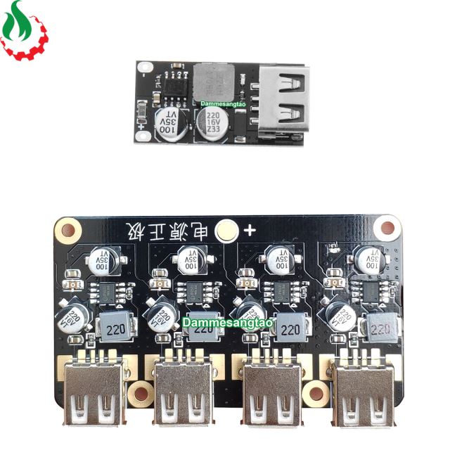 Mạch hạ áp đầu vào 6V-32V đầu ra 5V QC3.0 sạc nhanh