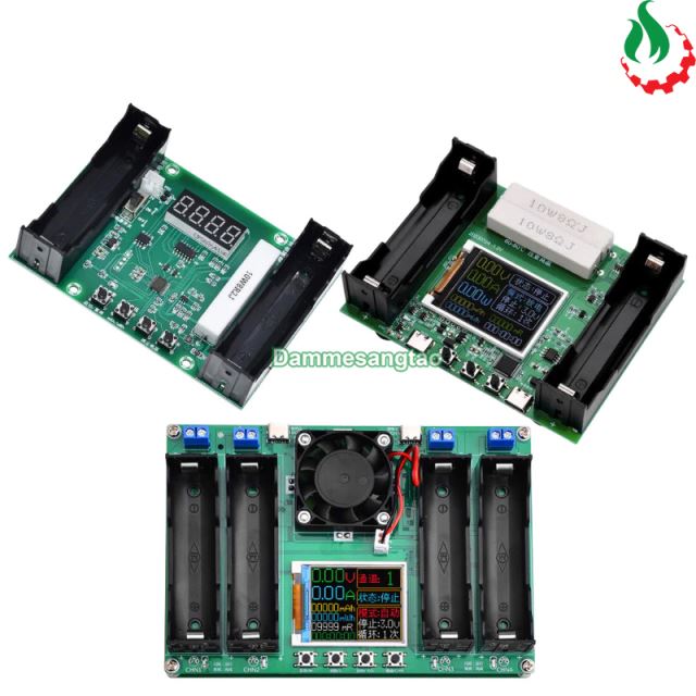 Mạch đo dung lượng pin và công suất 2 pin 18650 XH-M240