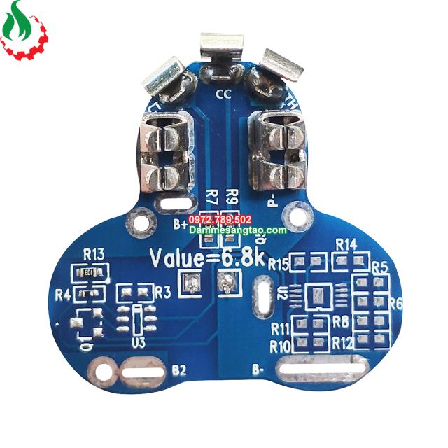 Mạch pin bosch 10.8V 12V Li-ion 3.7V nhận sạc zin