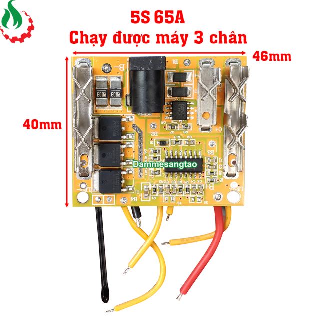 Mạch pin Makita 5S 18V 65A sạc adapter bảo vệ pin Li-ion 3.7V