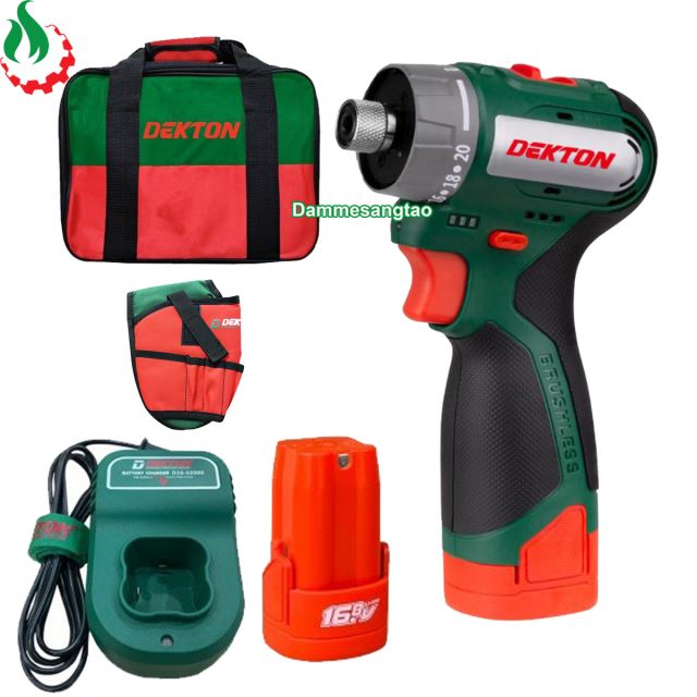 Máy bắn vít trượt pin 14V DEKTON D16-CV45BL 45Nm