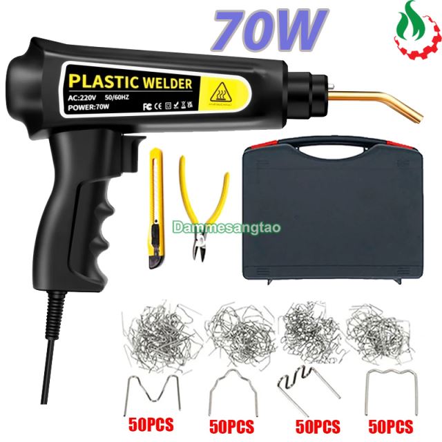 Máy hàn nhựa ô tô xe máy đa năng 70W 220V XC-70B (Tặng kèm phụ kiện 200 ghim)