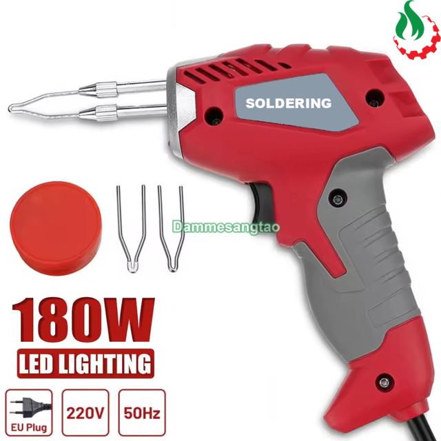 Mỏ hàn xung điện 220V công suất 180W MT-SG180P (Tặng kèm mỡ hàn và mũi hàn)