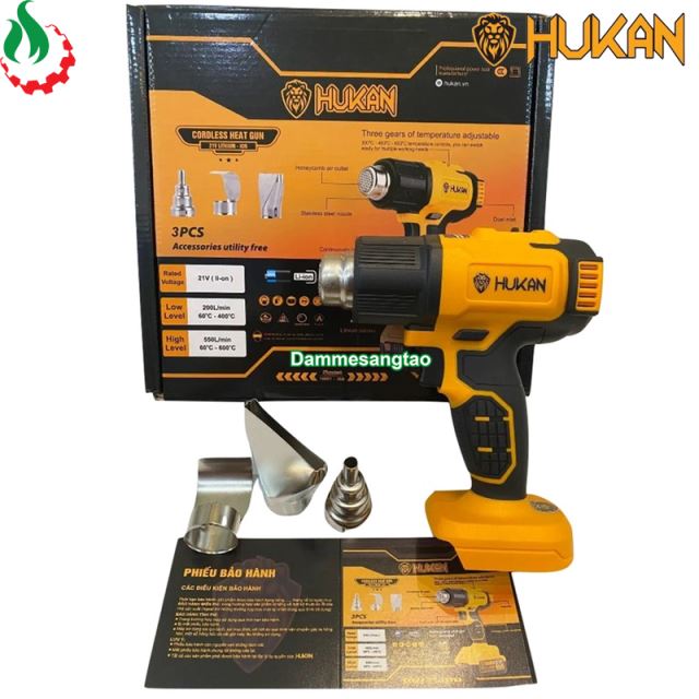 Máy khò pin 21V Hukan TMMT-358