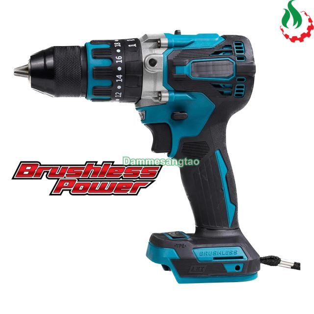 Máy khoan pin 3 chức năng 18V không chổi than (Mẫu 3)