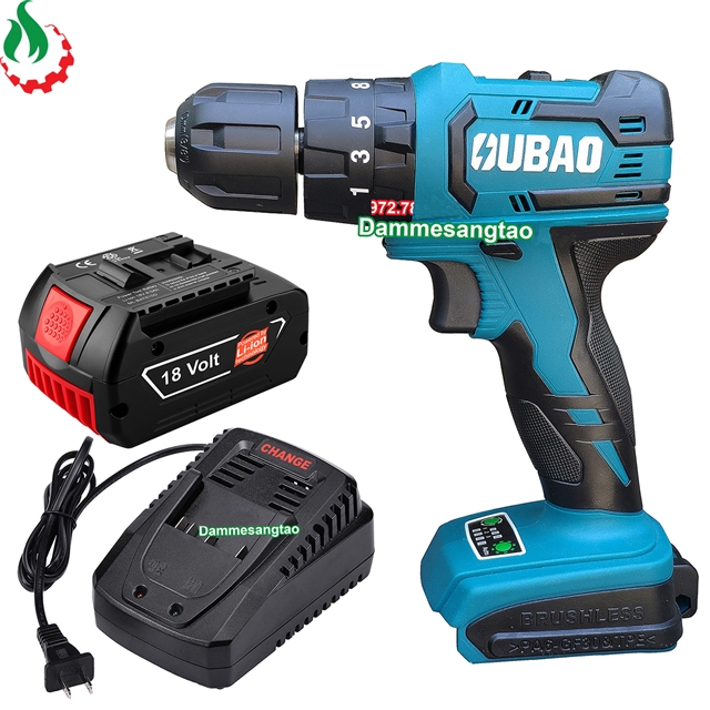 Máy khoan pin 3 chức năng 18V OUBAO OB802B