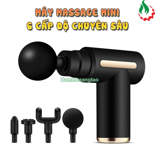 Máy massage cầm tay mini 6 cấp độ chuyên sâu