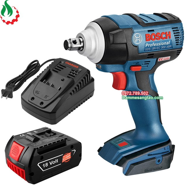 Máy siết bulong Bosch GDS 18V-EC 300 ABR