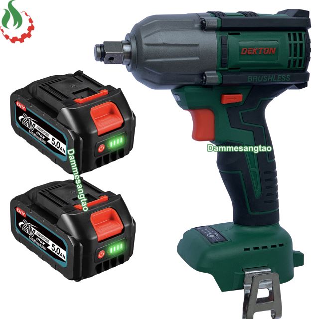 Máy siết bulong pin 21V Dekton M21-IW475MKT 475Nm