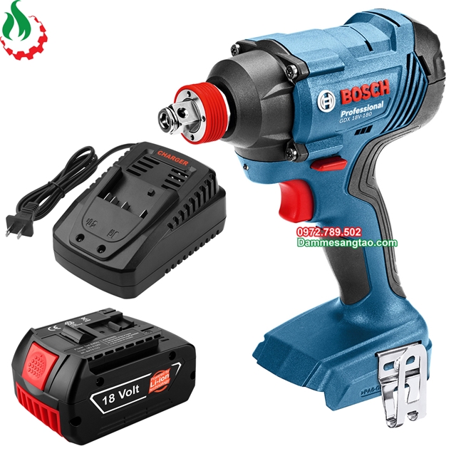 Máy siết bulong dùng pin Bosch GDX 180 LI