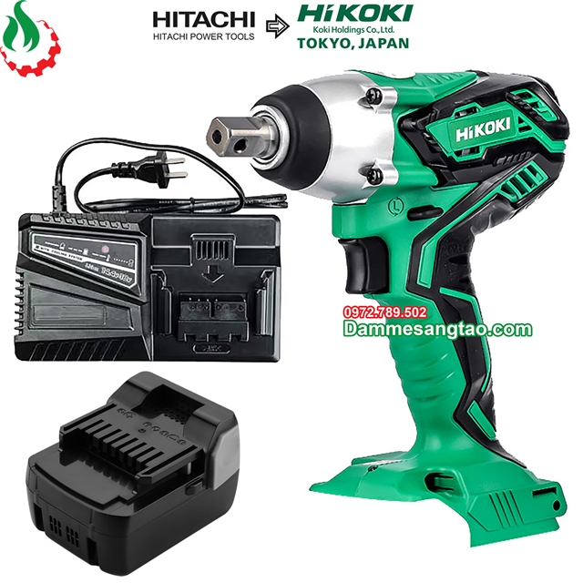 Máy siết bulong dùng pin HITACHI WR18DJL