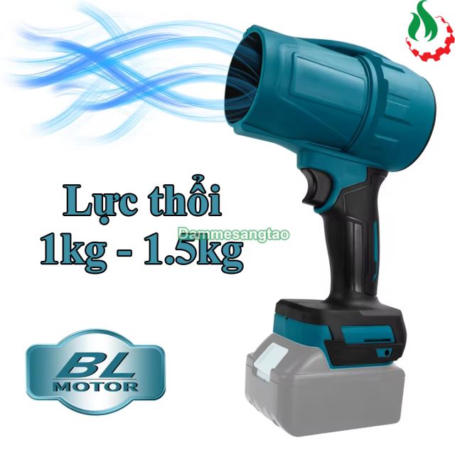 Máy thổi phản lực pin 18V 1500W không chổi than Turbo (Mẫu 2)