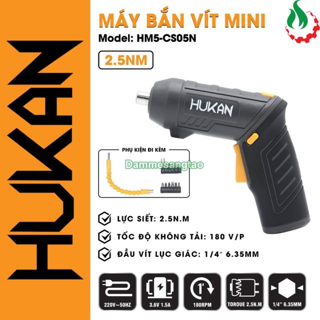 Máy vặn vít mini HUKAN HM5-CS05N 2.5N.m