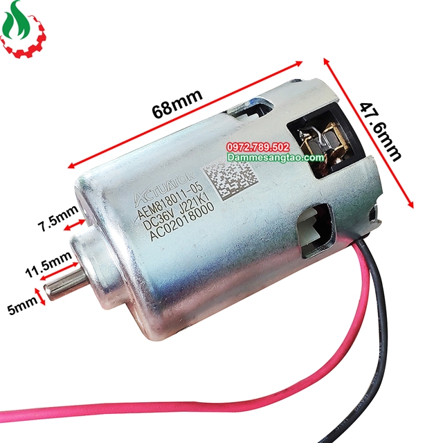 Motor DC887 12V-36V công suất 400W