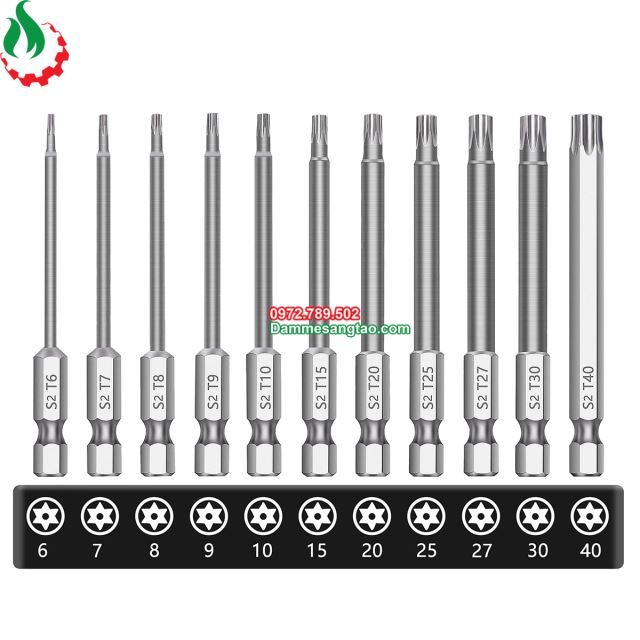 Mũi hoa thị có lỗ chuôi lục giác Broppe