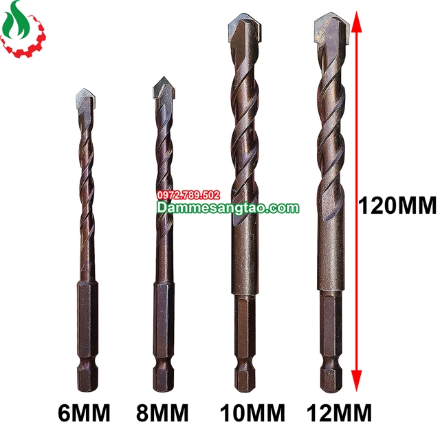 Mũi khoan đa năng 2 cạnh chuôi lục giác