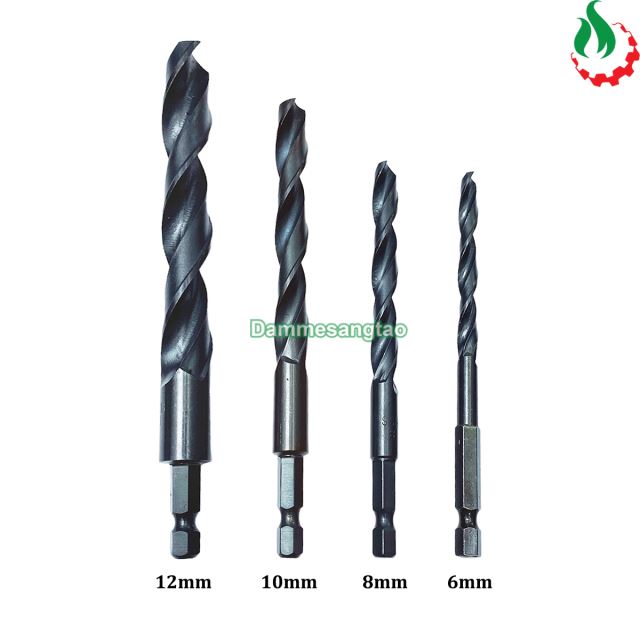 Mũi khoan sắt chuôi lục giác 6mm - 12mm