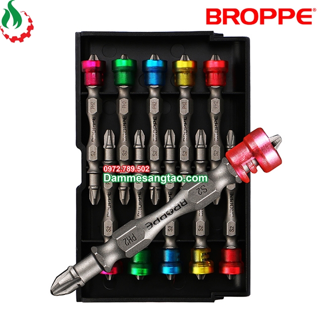 Mũi vít 4 cạnh có nam châm trợ lực bropee