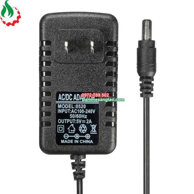 Nguồn 5V 2A Jack Dc 5.5mm x 2.5mm