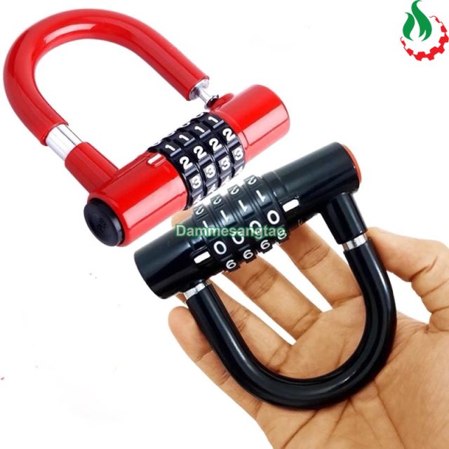 Ổ khóa số chữ U cao cấp khoá 4 số chống trộm an toàn bảo mật