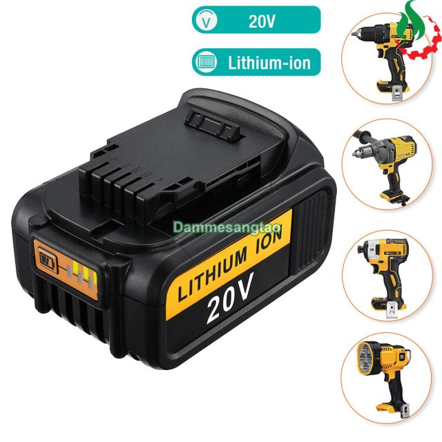 Pin Dewalt 18V 21700 Li-ion nhận sạc zin