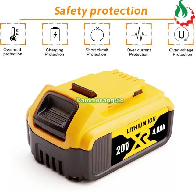 Pin Dewalt 18V Li-ion nhận sạc zin