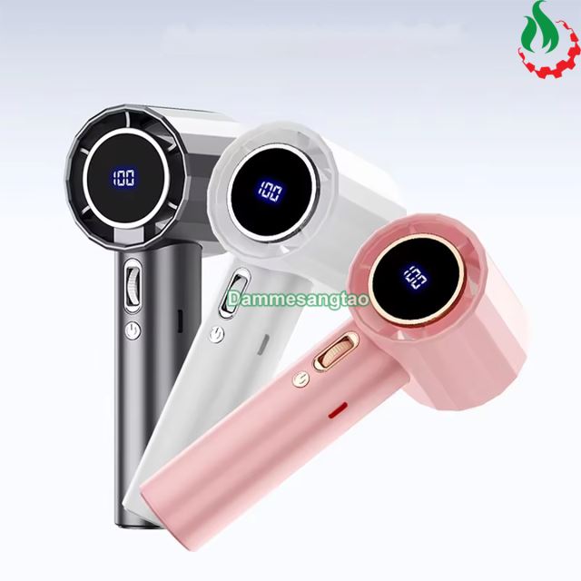 Quạt cầm tay di động mini tốc độ cao GS5 100 cấp độ