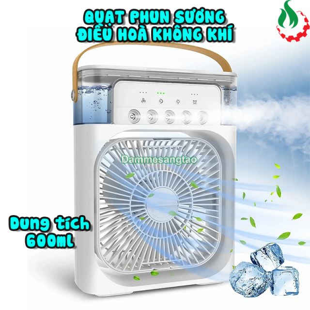 Quạt phun sương Điều hoà không khí Dung tích 600ml