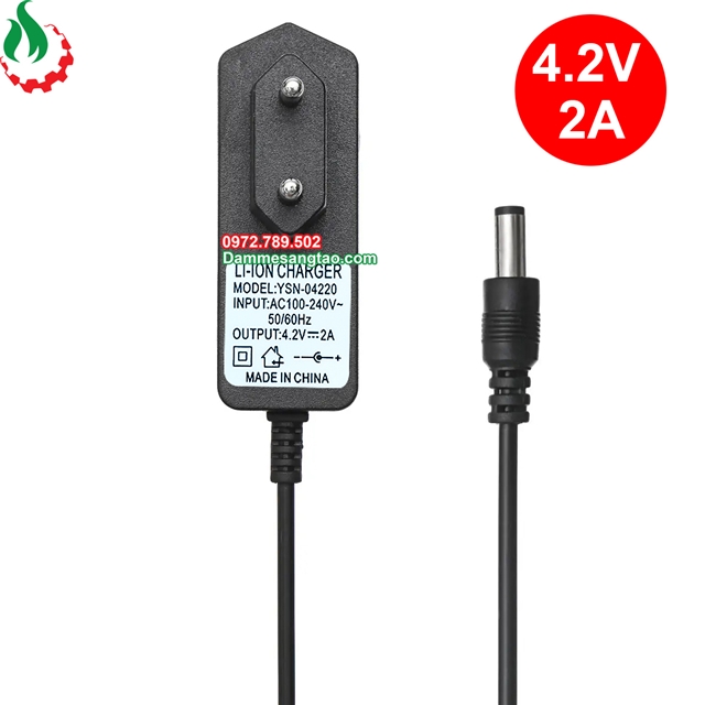 Sạc 1S 4.2V 2A dùng cho pin Li-ion 3.7V