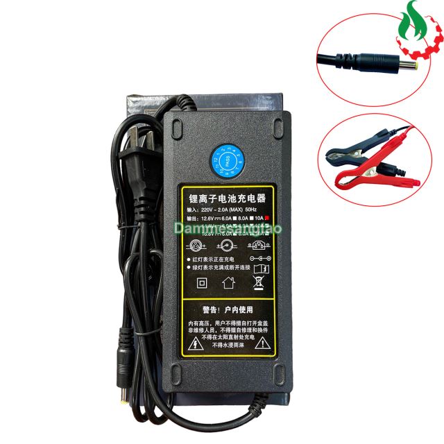 Sạc 3S 12.6V 10A dùng cho pin Li-ion 3.7V (Có quạt)