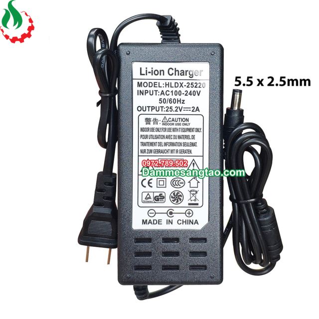 Sạc 6S 25.2V 2A dùng cho pin Li-ion 3.7V