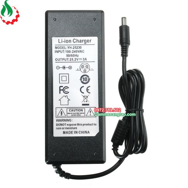 Sạc 6S 25.2V 3A dùng cho pin Li-ion 3.7V